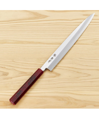 Takayuki Nanairo Yanagiba, cuchillo para sushi profesional, hoja 240 mm
