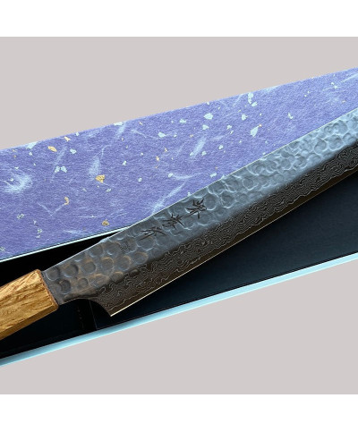 Cuchillo japones para sushi damasco 45 capas