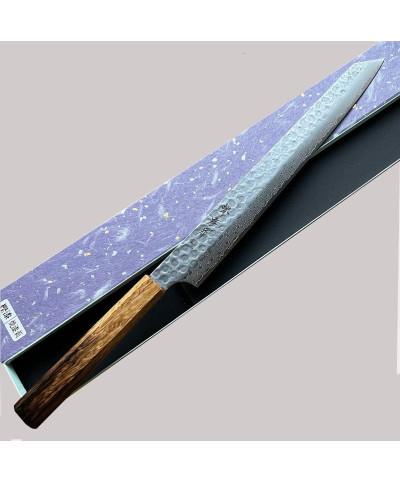 Cuchillo Sakai Takayuki Hien Kengata-Yanagi Damasco 45 capas