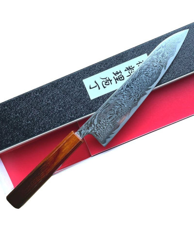 Cuchillo Wave cocinero Damasco 210 mm