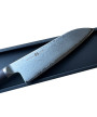 Shikisai Miyako Santoku - cuchillo japonés en acero de Damasco 180 mm