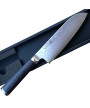 Cuchillo Santoku forjado en Seki (Japón), hoja damascada - Shizu Hamono