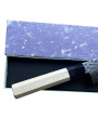 Mango de madera de magnolia cuchillo Hocho Gyuto Damasco 45 capas