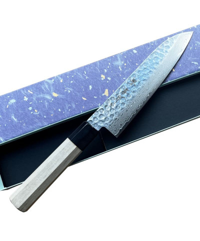 Cuchillo Hocho Damasco 45 capas Santoku