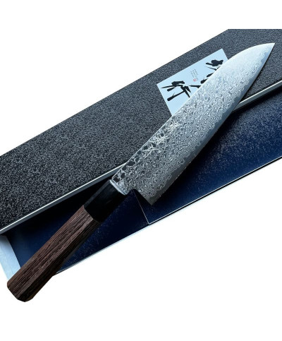 Cuchillo Takayuki Ginga Damasco Santoku