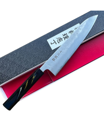 Cuchillo japonés Ginga Blue oak 210 mm