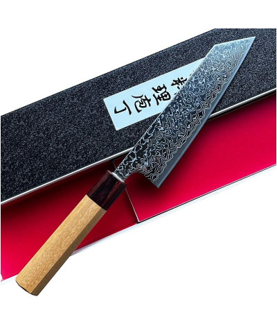 Cuchillo Bunka en Níquel-Damasco VG 10 170 mm