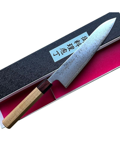 Cuchillo japonés Gyuto 210 mm Hocho Damasco VG 10