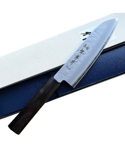 Cuchillo Takayuki Nashiji VG 10 Santoku 170 mm