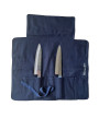 Funda enrollable Tamahagane para 5 cuchillos japoneses, color Navy