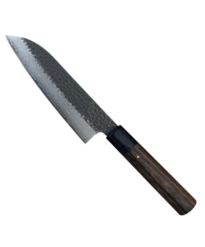 Santoku Damasco Negro, cuchillo forjado en Seki