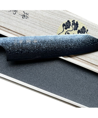 Hoja cuchillo Kiwami Damasco DLC y acero SG-2