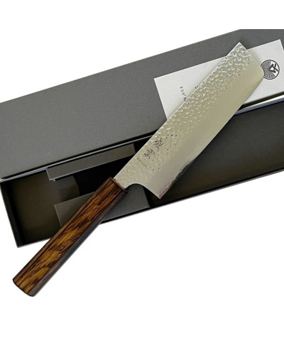 Nakiri Soot Black Kanetsugu, cuchillo japonés especial para verduras