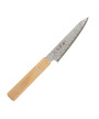 Mini Kiritusuke de 120 mm, cuchillo tradicional japonés en Damasco