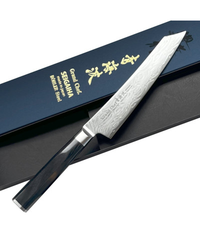 Cuchillo Seigaiha Damasco 45 capas petty 150 mm