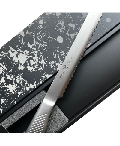 Hoja dentada para cuchillo japonés para cortar pan