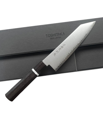 Cuchillo japonés Toshitaka San Mai Kiritsuke 180 mm