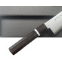 Mango madera de ébano cuchillo japonés Toshitaka VG 10 Kiritsuke 180 mm