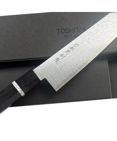 Toshitaka Damasc Kiritsuke 180 mm