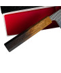 Mango de madera Urushi para cuchillo japonés Nawame Gyuto 240 mm