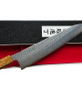 Hoja damascada Nawame Aus 10 cuchillo cocina