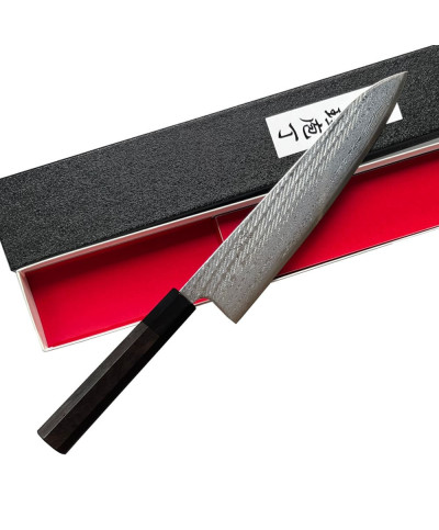 Cuchillo Nawama Damasco Ginsan Gyuto 240 mm