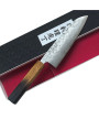 Cuchillo japonés Santoku Tsunehisa Washiji de alta cocina