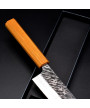 Santoku Yu Kurosaki knife VG 10 Fujin Damascus