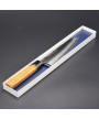 Cuchillo japonés Kashi Damasco Santoku, mango en roble lacado Urushi
